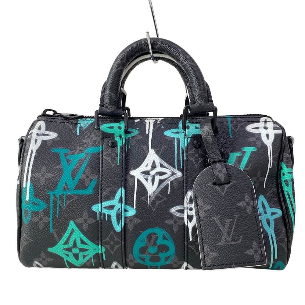 Louis Vuitton Keepall Bandouliere 25 Monogram Eclipse (canvas) Handbag M21399